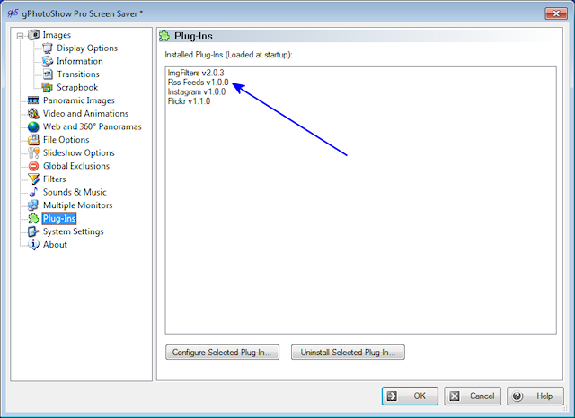 How to configure plugins - gPhotoShow Pro