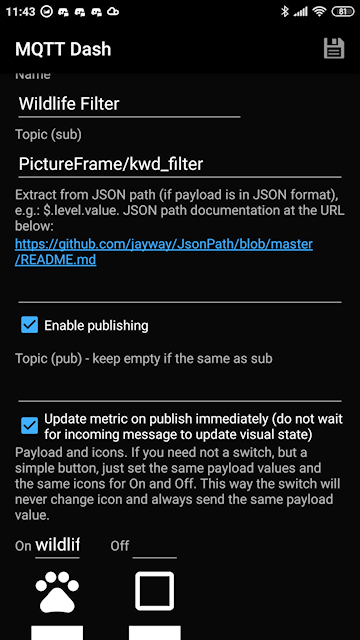 Digital Picture Frame - android mqtt