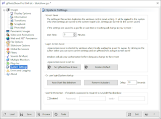 Digital Picture Frame - System Settings