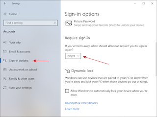 Windows Sign-in Options
