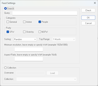 Wallhaven Plugin