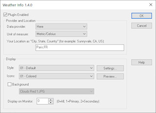 Weather Plugin